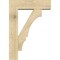 Ekena Millwork Balboa Block Rough Sawn Bracket w/ Offset Brace, Douglas Fir, 8"W x 28"D x 40"H BKT0806X28X40BOA05RDF - alternate 2